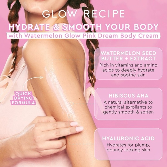 Glow Recipe Watermelon Glow Pink Dream Body Cream 6.76oz - Picture 4 of 4